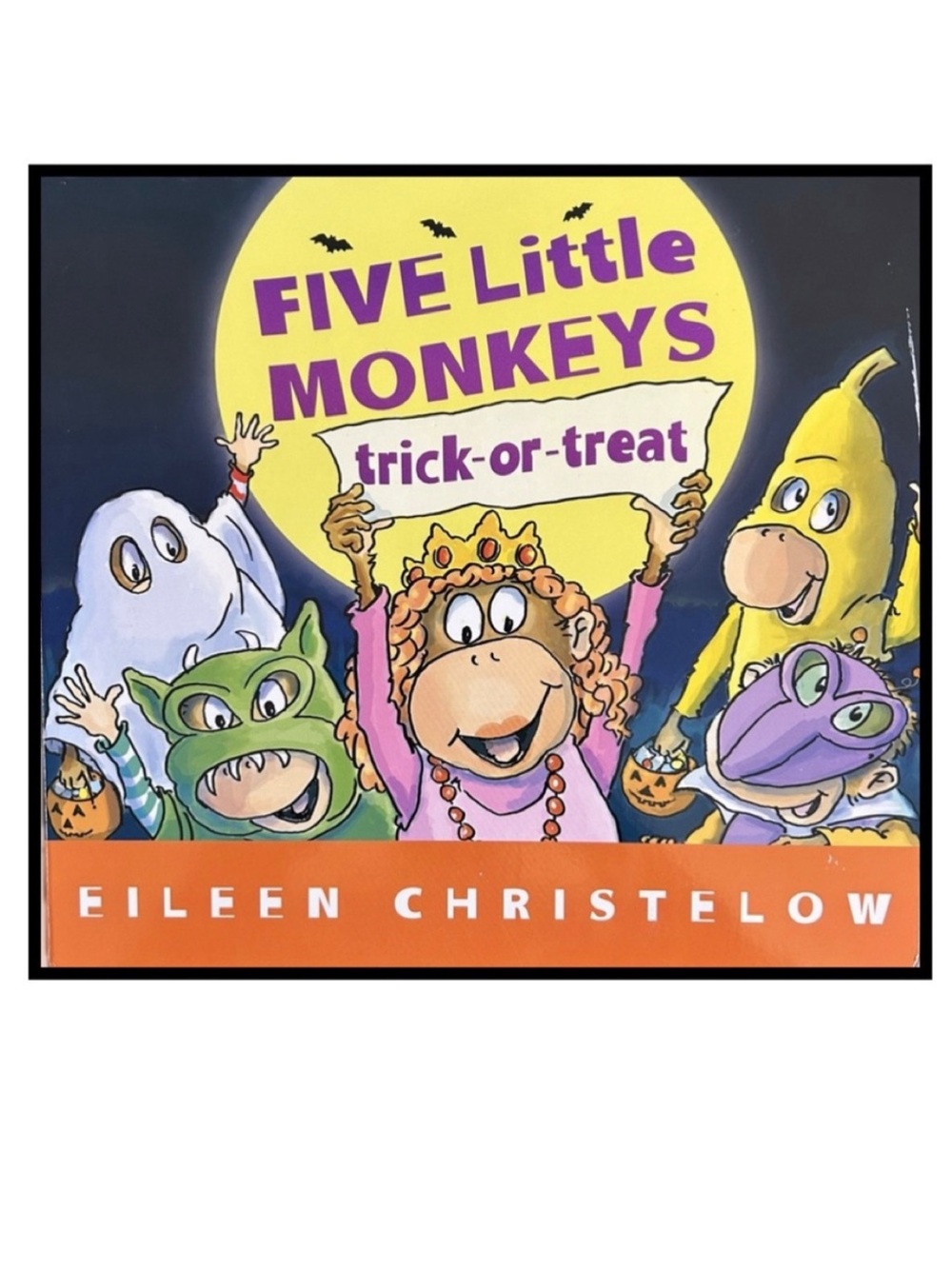 BUNDLE & SAVE 🎃 Large Lap Book Five Little Monkeys Trick-or-Treat Book